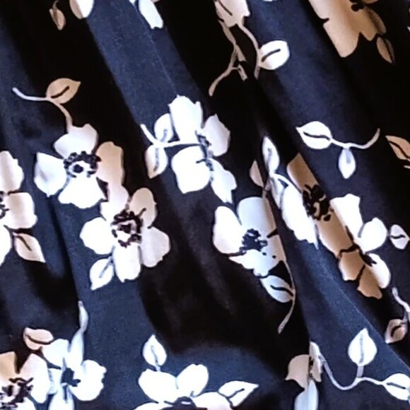 POLO RALPH LAUREN  FLORAL BLACK & WHITE MINI, FAIRYCORE, S. 6 - Picture 3 of 6